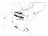 Toro 62853 - Shredder, 1974 (4000001-4999999) Listas de piezas de repuesto y dibujos HOPPER ASSEMBLY