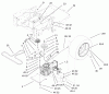 Toro 74801 (Z18-52) - Z18-52 TimeCutter Z Riding Mower, 2002 (220000001-220999999) Listas de piezas de repuesto y dibujos HYDRO AND BELT DRIVE ASSEMBLY