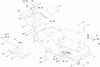 Toro 74824 (ZX6050) - TITAN ZX6050 Zero-Turn-Radius Riding Mower, 2009 (290000001-290999999) Listas de piezas de repuesto y dibujos 60 INCH DECK ASSEMBLY