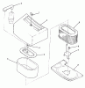 Toro Y1-16OE01 (616-Z) - 616-Z Tractor, 1989 Listas de piezas de repuesto y dibujos SECTION 9-AIR CLEANER