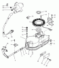 Toro Y1-16OEE4 (616-Z) - 616-Z Tractor, 1992 (2000001-2999999) Listas de piezas de repuesto y dibujos GEARCASE & IGNITION ASSEMBLY