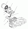 Toro Y1-16OEE4 (616-Z) - 616-Z Tractor, 1992 (2000001-2999999) Listas de piezas de repuesto y dibujos OIL FILTER ASSEMBLY