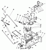 Toro 06-42ST07 - 42" Snowthrower, 1992 (2000001-2999999) Listas de piezas de repuesto y dibujos CONTROL & CHUTE ASSEMBLY