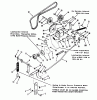Toro 06-44SC01 - 44" Two Stage Snowthrower, 1991 (1000001-1999999) Listas de piezas de repuesto y dibujos GEAR CASE AND BELT ASSEMBLY