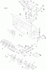 Toro 190-032-101 - 42" Two-Stage Snowthrower, 2006 (260000001-260999999) Listas de piezas de repuesto y dibujos AUGER HOUSING, DISCHARGE CHUTE AND IMPELLER ASSEMBLY