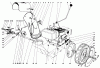 Toro 31304 - Snowhound, 1974 (4000001-4999999) Listas de piezas de repuesto y dibujos ENGINE AND DRIVE ASSEMBLY