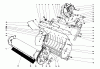 Toro 31502 - Snow Pup, 1975 (5000001-5999999) Listas de piezas de repuesto y dibujos LOWER MAIN FRAME