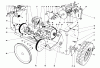 Toro 31625 (524) - 524 Snowthrower, 1975 (5000001-5999999) Listas de piezas de repuesto y dibujos TRACTION ASSEMBLY