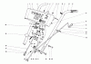 Toro 31660 (526) - 526 Snowthrower, 1972 (2000001-2999999) Listas de piezas de repuesto y dibujos HANDLE ASSEMBLY