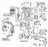 Toro 31823 (832) - 832 Snowthrower, 1976 (6000001-6999999) Listas de piezas de repuesto y dibujos ENGINE MODEL NO. 190402 TYPE 0755-01 BRIGGS & STRATTON