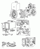 Toro 31995 (1032) - 1032 Snowthrower, 1975 (5000001-5999999) Listas de piezas de repuesto y dibujos ENGINE BRIGGS & STRATTON MODEL NO. 251417 TYPE NO. 0140-01 #2