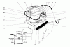 Toro 31995 (1032) - 1032 Snowthrower, 1976 (6000001-6999999) Listas de piezas de repuesto y dibujos BATTERY AND WIRING DIAGRAM