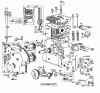Toro 31995 (1032) - 1032 Snowthrower, 1976 (6000001-6999999) Listas de piezas de repuesto y dibujos ENGINE BRIGGS & STRATTON MODEL NO. 251417 TYPE NO. 0140-01 #1