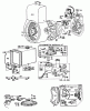 Toro 31995 (1032) - 1032 Snowthrower, 1977 (7000001-7999999) Listas de piezas de repuesto y dibujos ENGINE BRIGGS & STRATTON MODEL NO. 251417 TYPE NO. 0173-01 #2