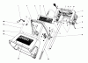 Toro 38000 (S-120) - S-120 Snowthrower, 1979 (9000001-9999999) Listas de piezas de repuesto y dibujos HANDLE ASSEMBLY