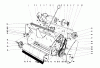 Toro 38000 (S-120) - S-120 Snowthrower, 1979 (9000001-9999999) Listas de piezas de repuesto y dibujos LOWER MAIN FRAME ASSEMBLY