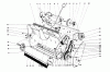 Toro 38000 (S-120) - S-120 Snowthrower, 1984 (4000001-4999999) Listas de piezas de repuesto y dibujos LOWER MAIN FRAME ASSEMBLY