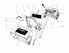 Toro 38000 (S-120) - S-120 Snowthrower, 1986 (6000001-6999999) Listas de piezas de repuesto y dibujos HANDLE ASSEMBLY