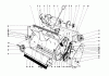 Toro 38000 (S-120) - S-120 Snowthrower, 1986 (6000001-6999999) Listas de piezas de repuesto y dibujos LOWER MAIN FRAME ASSEMBLY