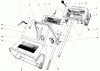 Toro 38000C (S-120) - S-120 Snowthrower, 1989 (9000001-9999999) Listas de piezas de repuesto y dibujos HANDLE ASSEMBLY