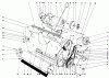 Toro 38000C (S-120) - S-120 Snowthrower, 1989 (9000001-9999999) Listas de piezas de repuesto y dibujos LOWER MAIN FRAME ASSEMBLY
