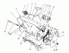 Toro 38005 (1200) - 1200 Power Curve Snowthrower, 1991 (1000001-1999999) Listas de piezas de repuesto y dibujos HOUSING & ROTOR ASSEMBLY