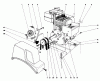 Toro 38010 (421) - 421 Snowthrower, 1981 (1000001-1999999) Listas de piezas de repuesto y dibujos ENGINE ASSEMBLY