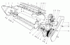 Toro 38030 - Snow Master 20, 1978 (8000001-8999999) Listas de piezas de repuesto y dibujos LOWER MAIN FRAME ASSEMBLY (MODEL 38020 & 38030)