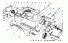 Toro 38025 (1800) - 1800 Power Curve Snowthrower, 1991 (1200001-1999999) Listas de piezas de repuesto y dibujos HOUSING & ROTOR ASSEMBLY