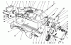 Toro 38025 (1800) - 1800 Power Curve Snowthrower, 1993 (3900001-3999999) Listas de piezas de repuesto y dibujos HOUSING & ROTOR ASSEMBLY