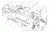 Toro 38025 (1800) - 1800 Power Curve Snowthrower, 1994 (49000001-49999999) Listas de piezas de repuesto y dibujos HOUSING & ROTOR ASSEMBLY