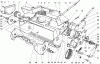 Toro 38025 (1800) - 1800 Power Curve Snowthrower, 2011 (311000001-311999999) Listas de piezas de repuesto y dibujos HOUSING AND ROTOR ASSEMBLY