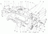 Toro 38026 (1800) - 1800 Power Curve Snowthrower, 2004 (240000001-240999999) Listas de piezas de repuesto y dibujos HOUSING AND ROTOR ASSEMBLY