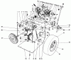 Toro 38035 (3521) - 3521 Snowthrower, 1988 (8000001-8999999) Listas de piezas de repuesto y dibujos TRACTION ASSEMBLY