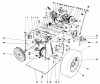 Toro 38035 (3521) - 3521 Snowthrower, 1989 (9000001-9999999) Listas de piezas de repuesto y dibujos TRACTION ASSEMBLY