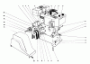 Toro 38050 (724) - 724 Snowthrower, 1979 (9000001-9999999) Listas de piezas de repuesto y dibujos ENGINE ASSEMBLY (MODEL NO. 38050)