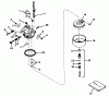 Toro 38040 (524) - 524 Snowthrower, 1984 (4000001-4999999) Listas de piezas de repuesto y dibujos CARBURETOR NO. 631927 (5 H.P. SNOWTHROWER MODEL NO. 38040)