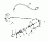 Toro 38040 (524) - 524 Snowthrower, 1986 (6000001-6999999) Listas de piezas de repuesto y dibujos STARTER MOTOR KIT-MODEL 38-7590 (OPTIONAL)