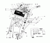Toro 38045 (524) - 524 Snowthrower, 1985 (5000001-5999999) Listas de piezas de repuesto y dibujos HANDLE ASSEMBLY