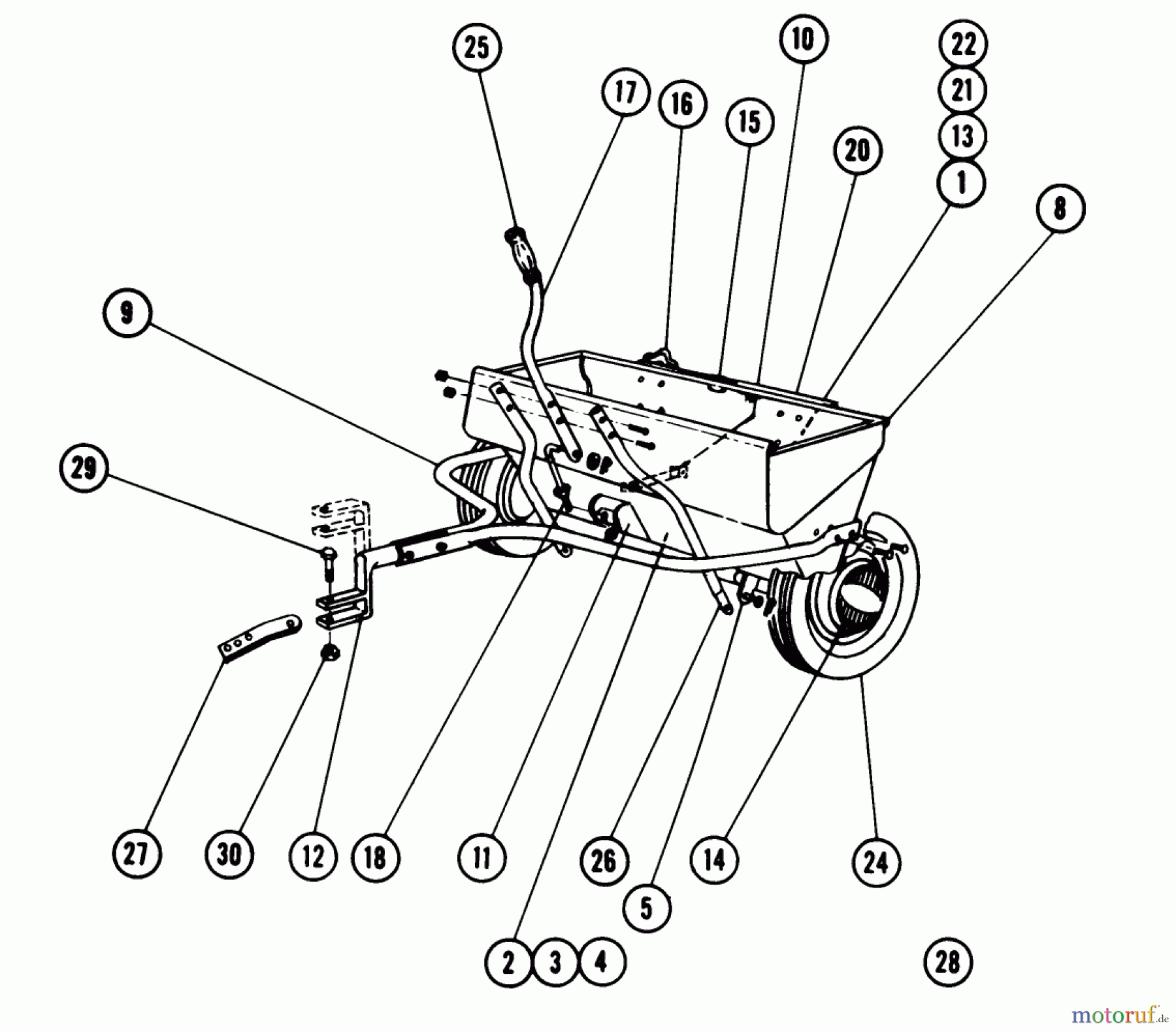  Toro Neu Accessories RC-10 - Toro Coulter, 1965 PARTS LIST #1