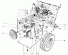 Toro 38052 (521) - 521 Snowthrower, 1984 (4000001-4999999) Listas de piezas de repuesto y dibujos TRACTION ASSEMBLY