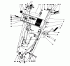 Toro 38052 (521) - 521 Snowthrower, 1986 (6000001-6999999) Listas de piezas de repuesto y dibujos HANDLE ASSEMBLY