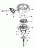 Toro 38052C (521) - 521 Snowthrower, 1989 (SN 9900001-9999999) Listas de piezas de repuesto y dibujos REWIND STARTER NO. 590646