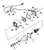 Toro 38052C (521) - 521 Snowthrower, 1989 (SN 9900001-9999999) Listas de piezas de repuesto y dibujos STARTER MOTOR KIT NO. 23-3790