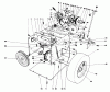 Toro 38052 (521) - 521 Snowthrower, 1989 (9000001-9999999) Listas de piezas de repuesto y dibujos TRACTION ASSEMBLY