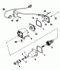 Toro 38052 (521) - 521 Snowthrower, 1990 (0000001-0999999) Listas de piezas de repuesto y dibujos ELECTRIC STARTER MOTOR KIT NO. 23-3790