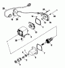 Toro 38052 (521) - 521 Snowthrower, 1992 (2000001-2999999) Listas de piezas de repuesto y dibujos ELECTRIC STARTER MOTOR KIT NO. 23-3790