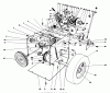 Toro 38052 (521) - 521 Snowthrower, 1992 (2000001-2999999) Listas de piezas de repuesto y dibujos TRACTION ASSEMBLY