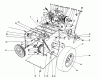 Toro 38054 (521) - 521 Snowthrower, 1994 (4900001-4999999) Listas de piezas de repuesto y dibujos TRACTION ASSEMBLY
