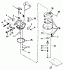 Toro 38054 (521) - 521 Snowthrower, 1992 (2000001-2999999) Listas de piezas de repuesto y dibujos CARBURETOR NO. 632107A